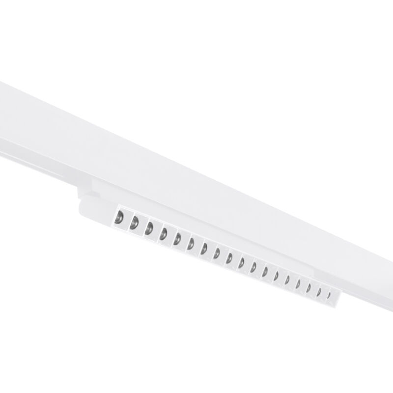 foto del prodotto faretto lineare orientabile cct a binario magnetico 48v 18w 