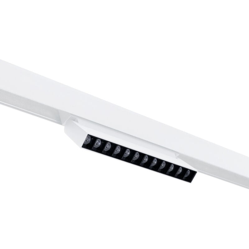 foto del prodotto faretto lineare orientabile per binario magnetico 48v- 12w -