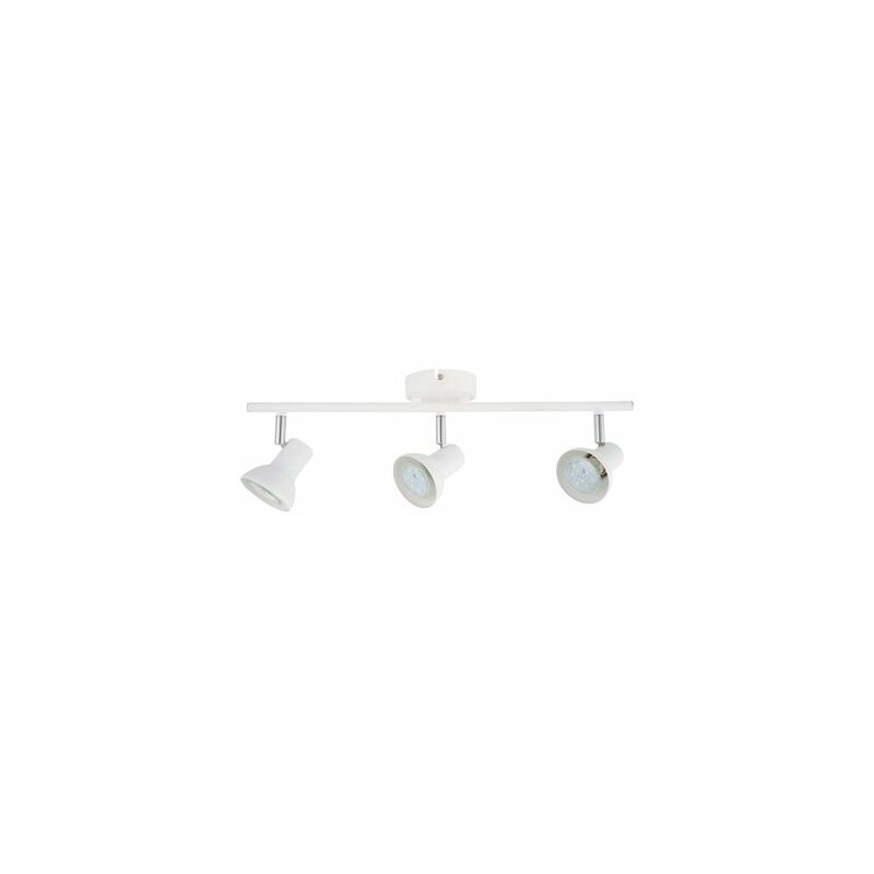 foto del prodotto faretto lineare triplo da soffitto kaitola serie gu10 bianco