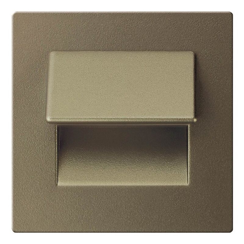 foto del prodotto faretto live, metallo, oro opaco, bronzo, 7x3,6x7 cm