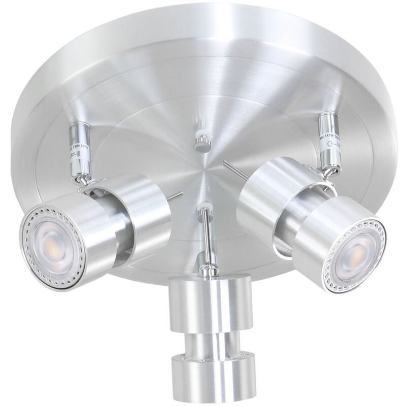foto del prodotto faretto natasja led acciaio metallo 28cm steinhauer