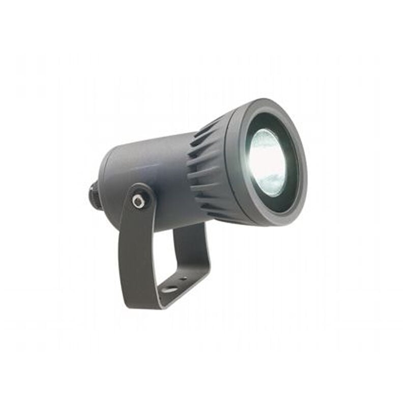 foto del prodotto faretto orientabile da esterno moderno gun alluminio e vetro grigio led 6w 4000k
