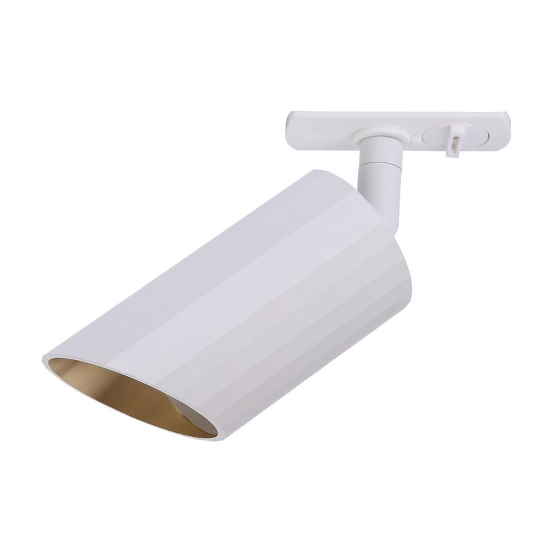 foto del prodotto faretto per binario lipari moderno alluminio bianco 1 luce
