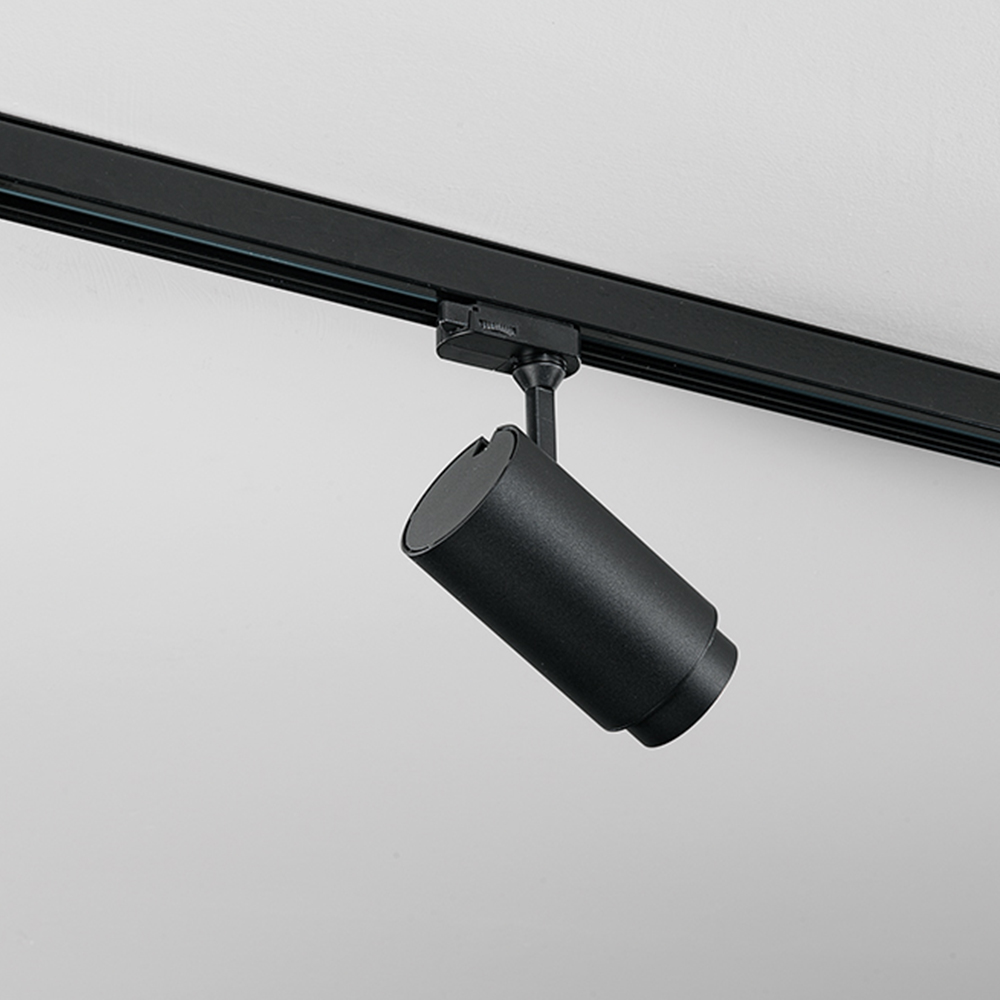 foto del prodotto faretto per binario metallo nero led 20w 4000k
