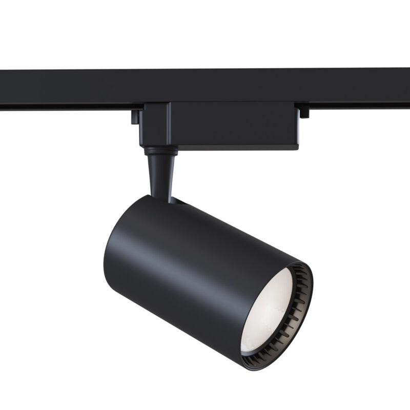 foto del prodotto faretto per binario vuoro in metallo 15w nero 1 luce calda