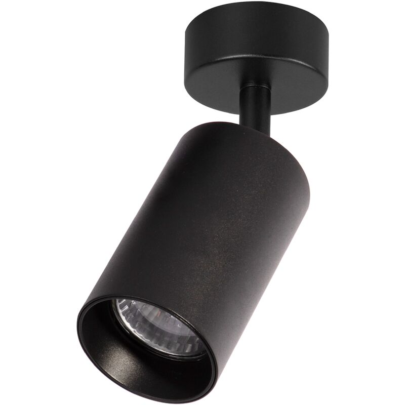 foto del prodotto faretto per tubo nero 1xgu10