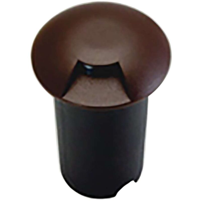 foto del prodotto faretto piccolo 0.75w led marrone da incasso 1 direzione bianco giorno 6000k