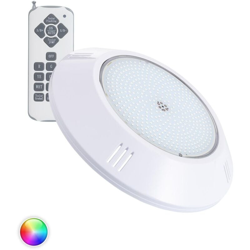 foto del prodotto faretto piscina led superficie rgb waterproof 12v ac ip68 35w rgb