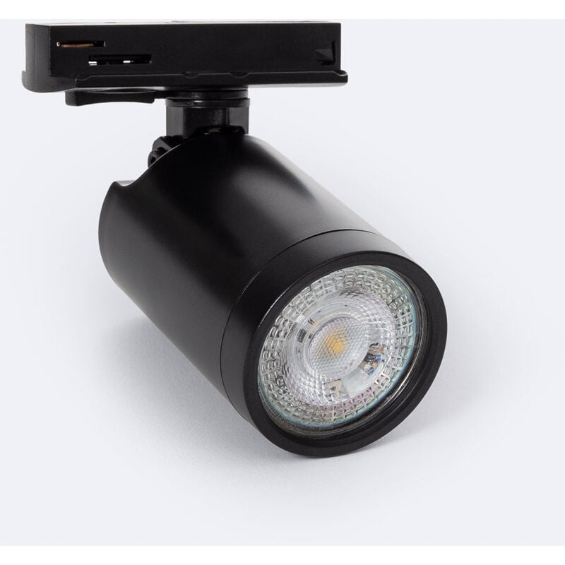 foto del prodotto faretto portalampada binario monofase davos per lampadina gu10 gu5.3 nero