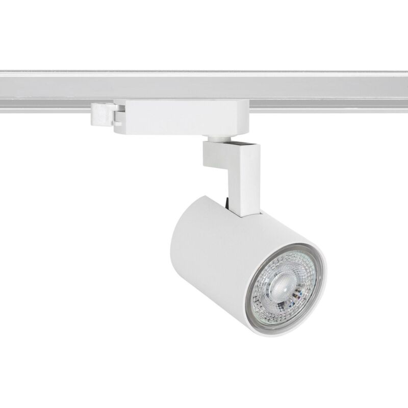 foto del prodotto faretto portalampada binario monofase jiuk per lampadina gu10 bianco