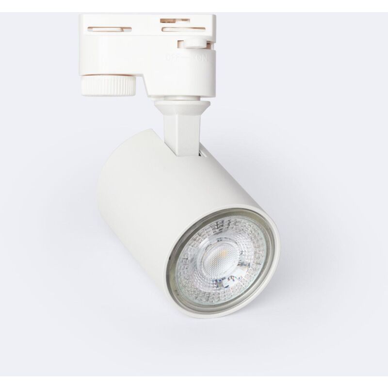 foto del prodotto faretto portalampada binario monofase ruik per lampadina gu10 bianco