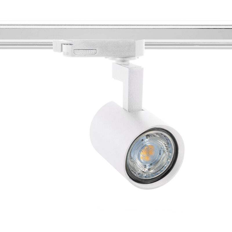 foto del prodotto faretto portalampada binario trifase juik per lampadina gu10 bianco
