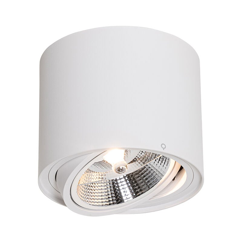 foto del prodotto faretto rondoo up moderno alluminio tondo gu10 max. 1 x 10 watt qazqa