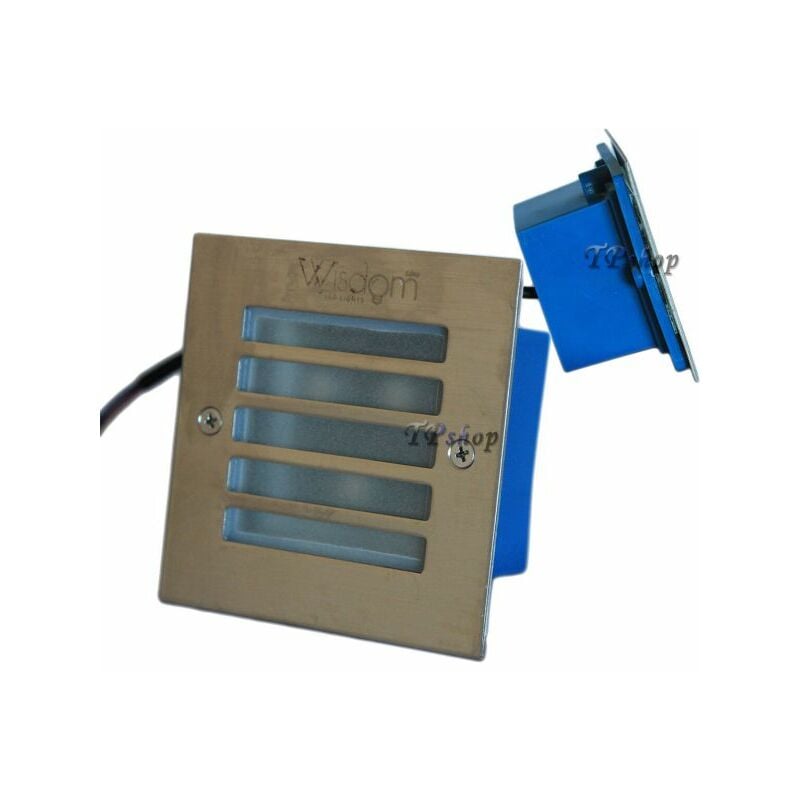 foto del prodotto faretto segnapasso led ad incasso segnapassi calpestabile 270 lumen 3w xc hq03 luce calda 3000k