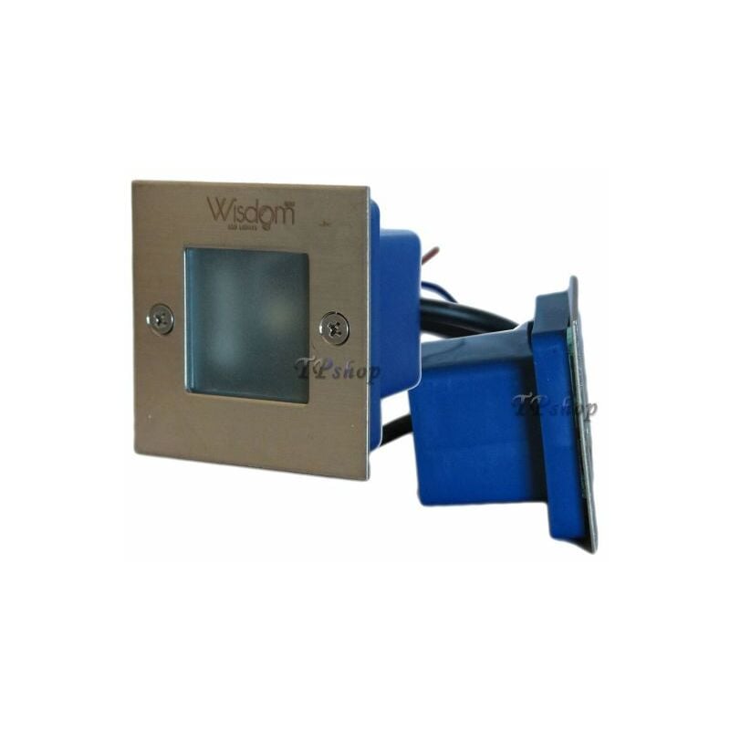 foto del prodotto faretto segnapasso led ad incasso segnapassi calpestabile 90 lumen 1w xc hq01 luce fredda 6500k