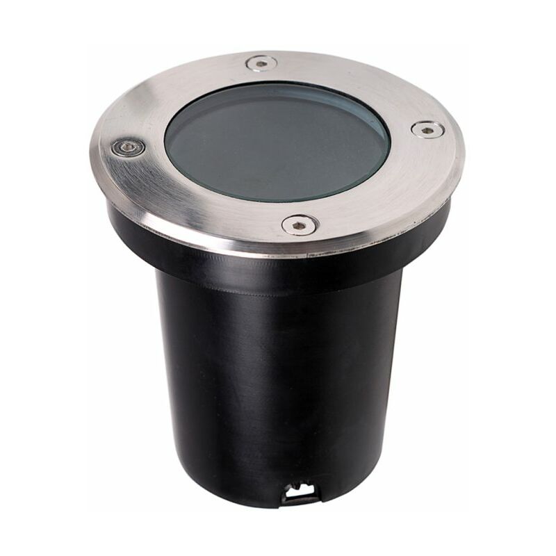 foto del prodotto faretto segnapasso led calpestabile gu10 in acciaio con grado di protezione ip65