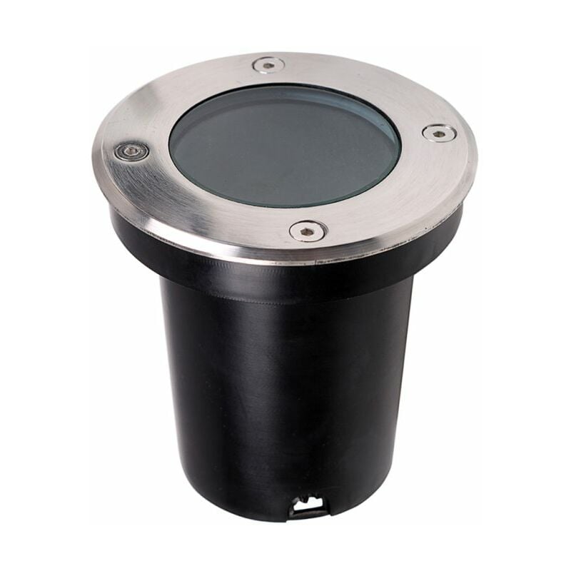 foto del prodotto faretto segnapasso led calpestabile gu10 in acciaio con grado di protezione ip65