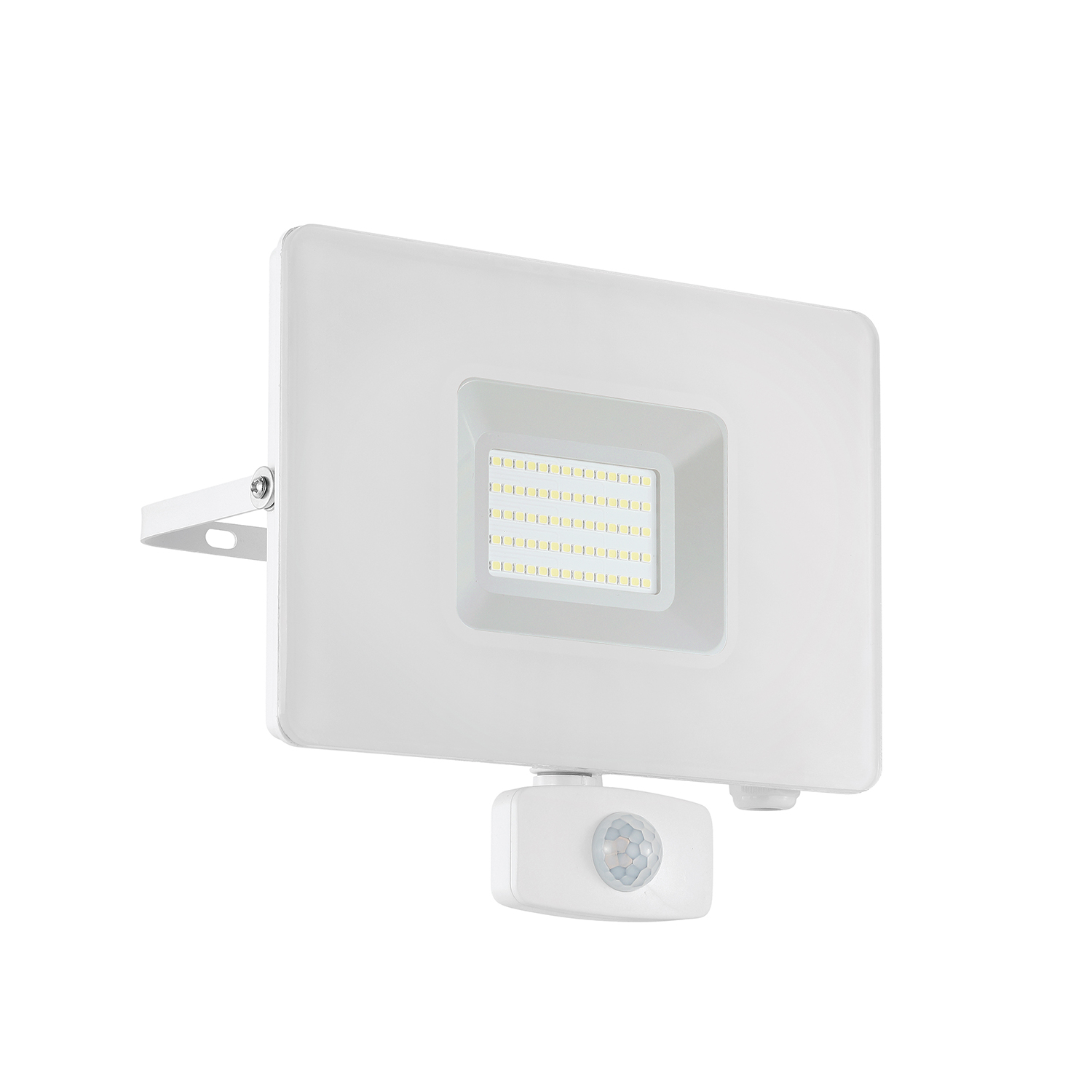 foto del prodotto faretto sensore esterno moderna faedo 3 alluminio bianco led