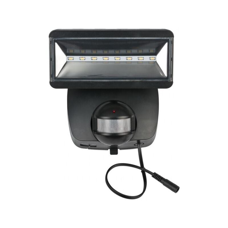 foto del prodotto faretto solare led ip44 sol 800 con rilevatore di movimento a infrarossi antracite brennenstuhl