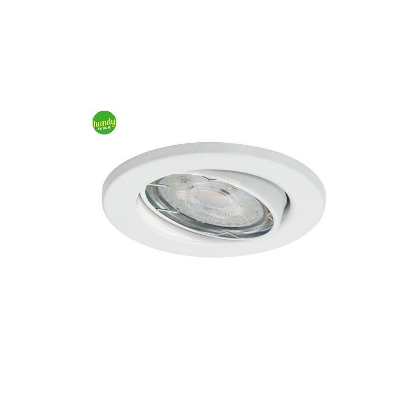foto del prodotto faretto sten incasso orientabile briloner 8,6cm gu10 bianco