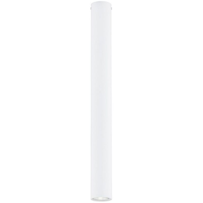 foto del prodotto faretto tecno, acciaio verniciato a polvere, bianco, 6x60x6 cm
