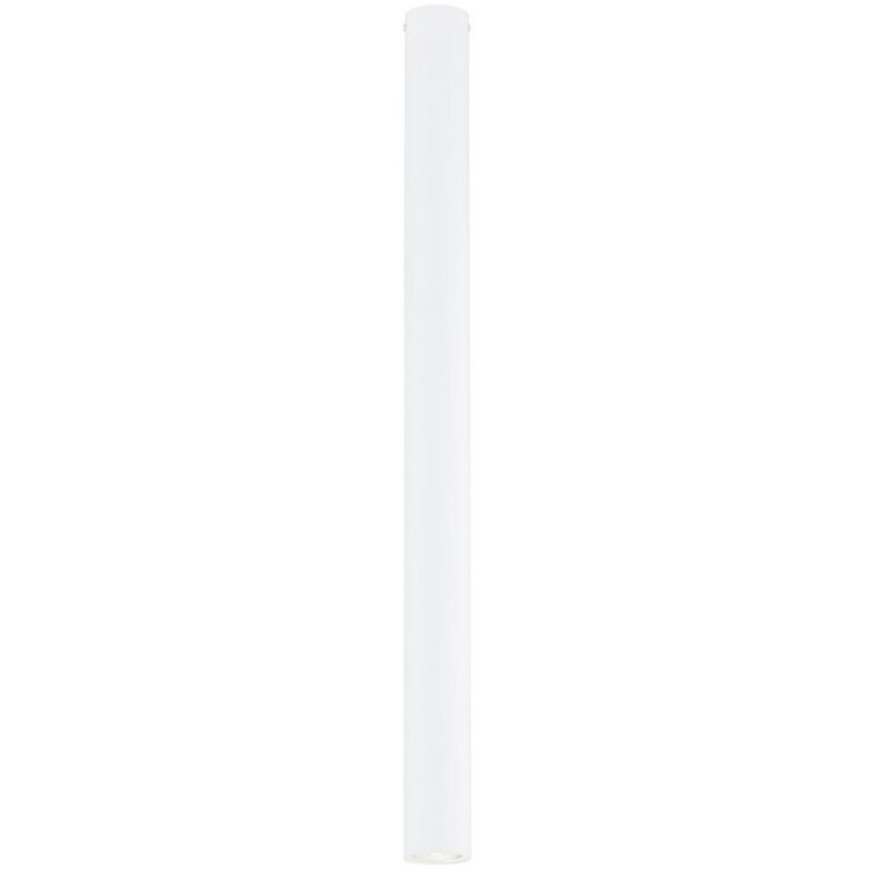 foto del prodotto faretto tecno, acciaio verniciato a polvere, bianco, 6x80x6 cm
