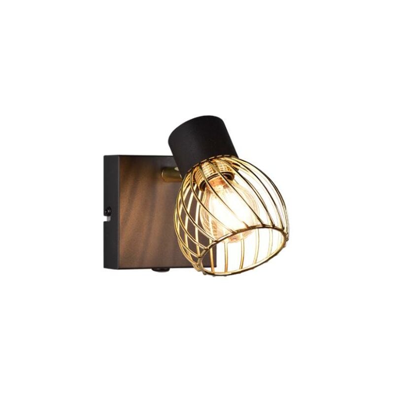 foto del prodotto faretto trio lighting ardon 1x e14 max 10w oro nero r81381080