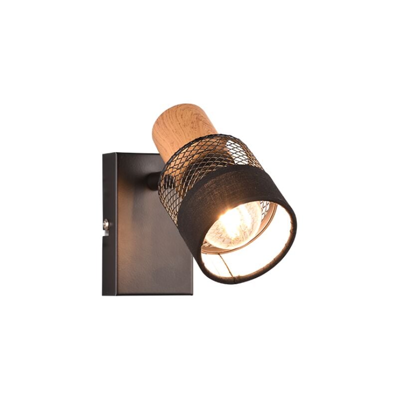 foto del prodotto faretto trio lighting nandini 1xe14 max 10w nero 811700132