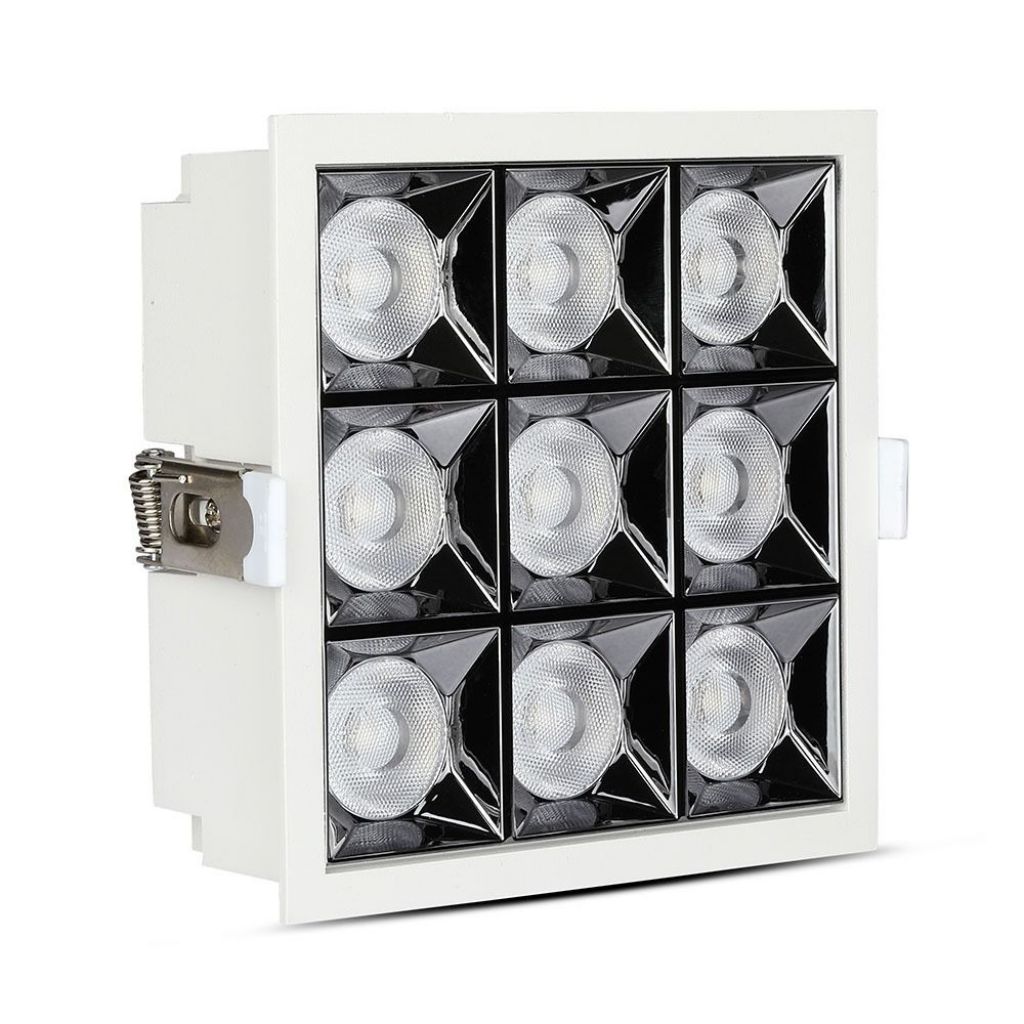 foto del prodotto fari da incasso per interno downlight a led dimmerabile - samsung chip 36w smd riflettore 36'd 2700k