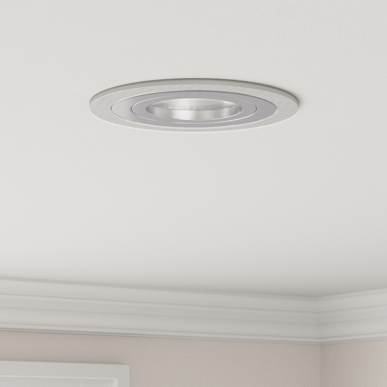 foto del prodotto fari incassati 12 pz rotondi gu10 argento 91 mm