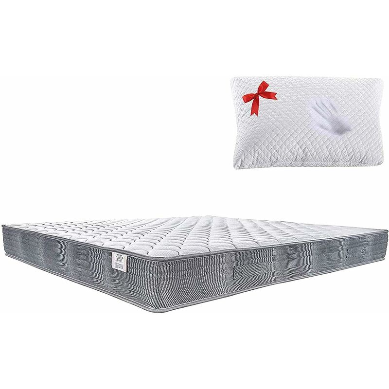 foto del prodotto farmarelax kit materasso piu guanciale in regalo fascia 5d rinfrescante e traspirante super air ortopedico e anatomico altezza 19 cm