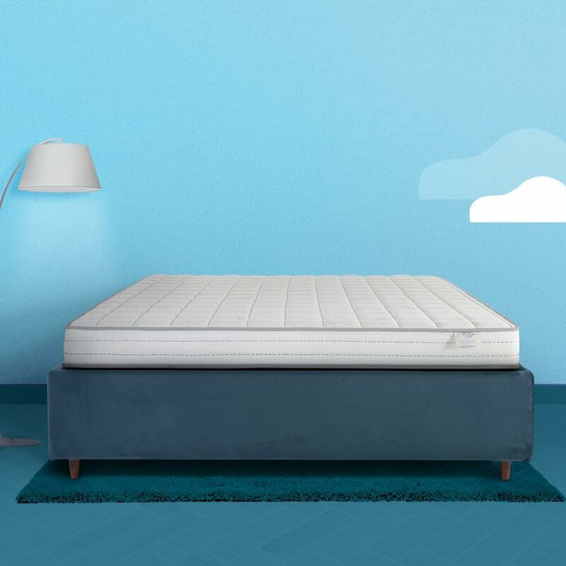 foto del prodotto farmarelax materasso in memory blu adattivo anatomico e confortevole h17 cm spedito sottovuoto singolo 80x160