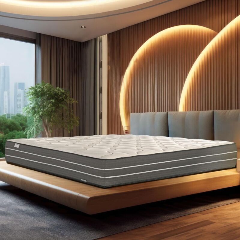 foto del prodotto farmarelax materasso una piazza e mezzo 120x190, dual comfort, altezza 26cm, memory foam 6 cm, ortopedico, ergonomico, avvolgente memo biocomfort