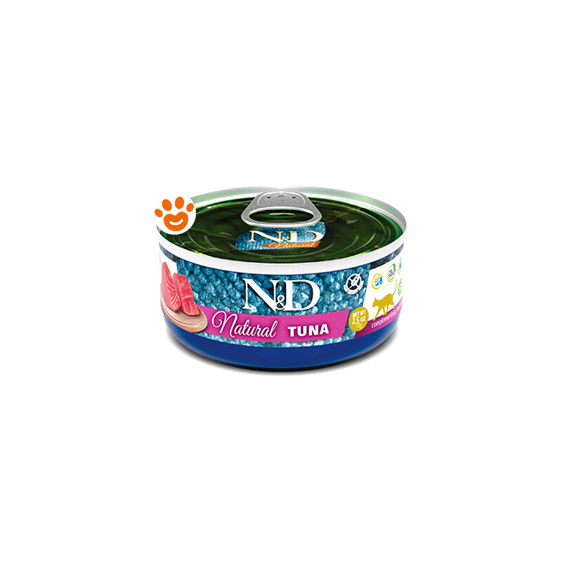 foto del prodotto farmina cat n d natural con tonno farmina cat n d natural con tonno lattina da 140 gr