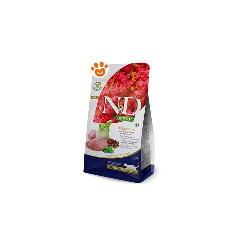 foto del prodotto farmina cat n d quinoa digestion agnello cat n d quinoa digestion agnello sacco da 1,5 kg