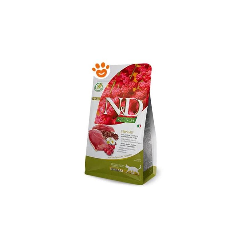 foto del prodotto farmina cat n d quinoa urinary anatra cat n d quinoa urinary anatra sacco da 300 gr