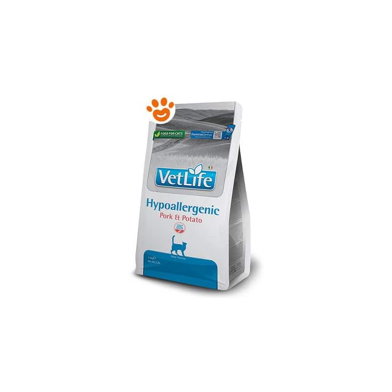 foto del prodotto farmina cat vet life hypoallergenic maiale e patate cat vet life hypoallergenic maiale e patate sacco da 1,5 kg