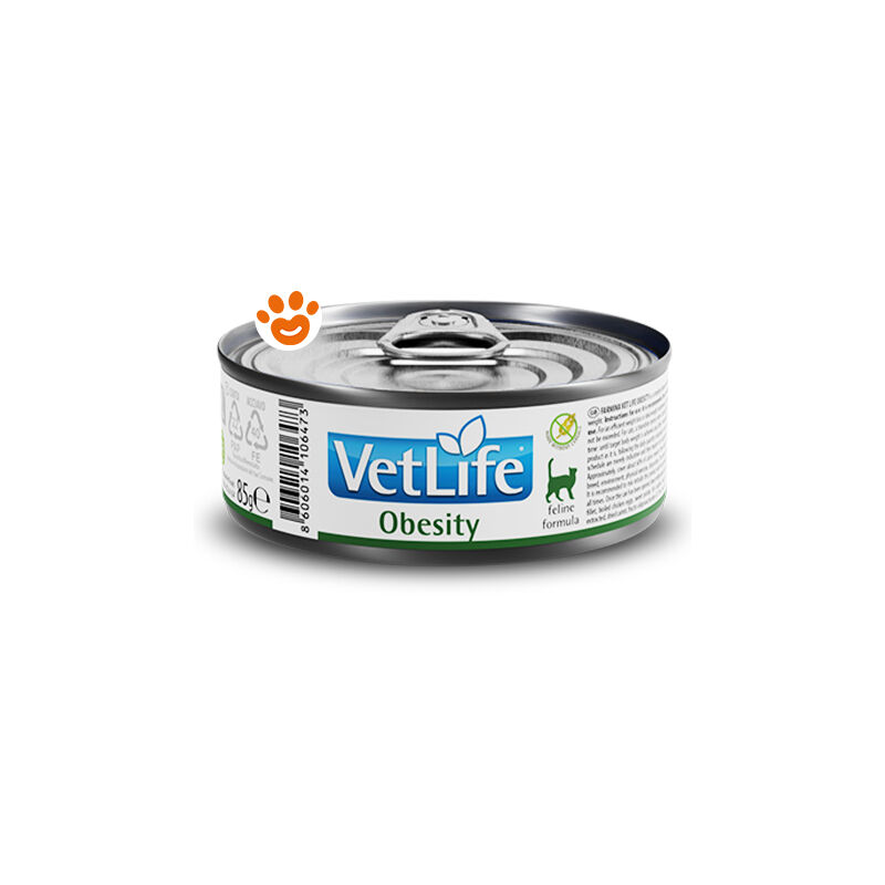 foto del prodotto farmina cat vet life obesity cat vet life obesity lattina da 85 gr