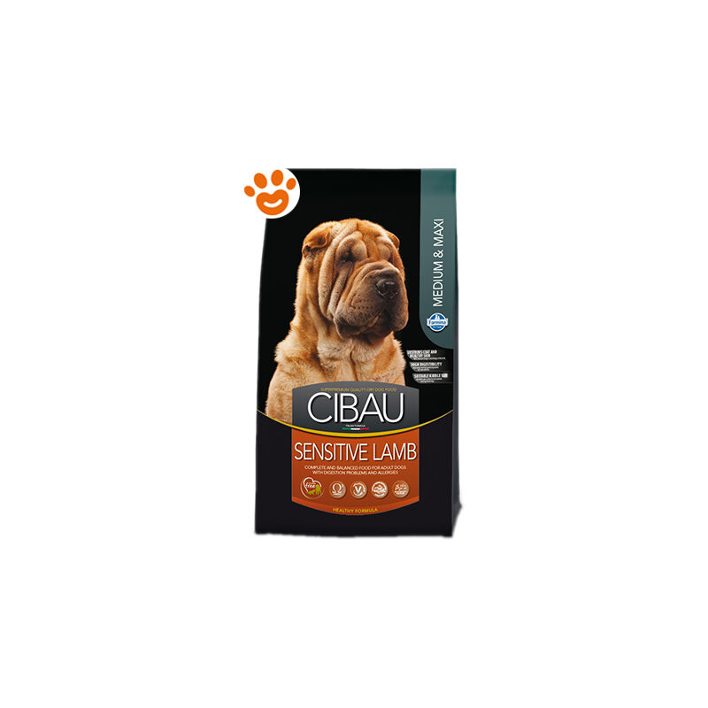 foto del prodotto farmina cibau dog adult medium maxi sensitive agnello farmina cibau dog adult medium maxi sensitive agnello sacco da 12 kg