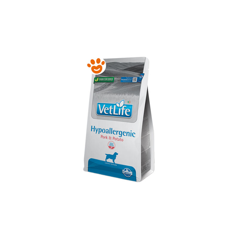 foto del prodotto farmina dog vet hypoallergenic maiale e patate dog vet hypoallergenic maiale e patate sacco da 12 kg