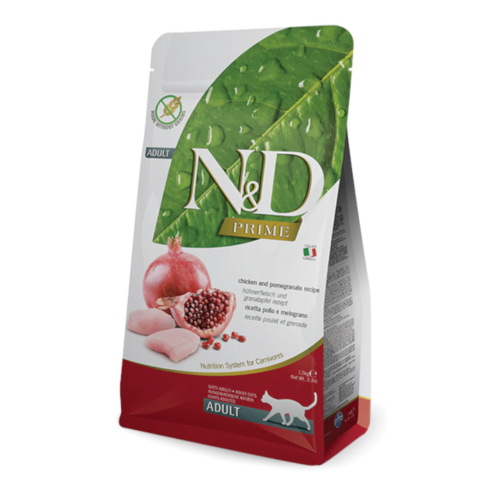 foto del prodotto farmina gatto n amp d prime adulto pollo amp melograno 1,5 kg