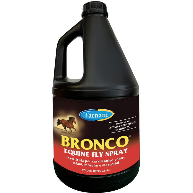 foto del prodotto farnam bronco insetticida per cavalli attivit abbattente rapida contro tafani mosche e moscerini 3,8 lt