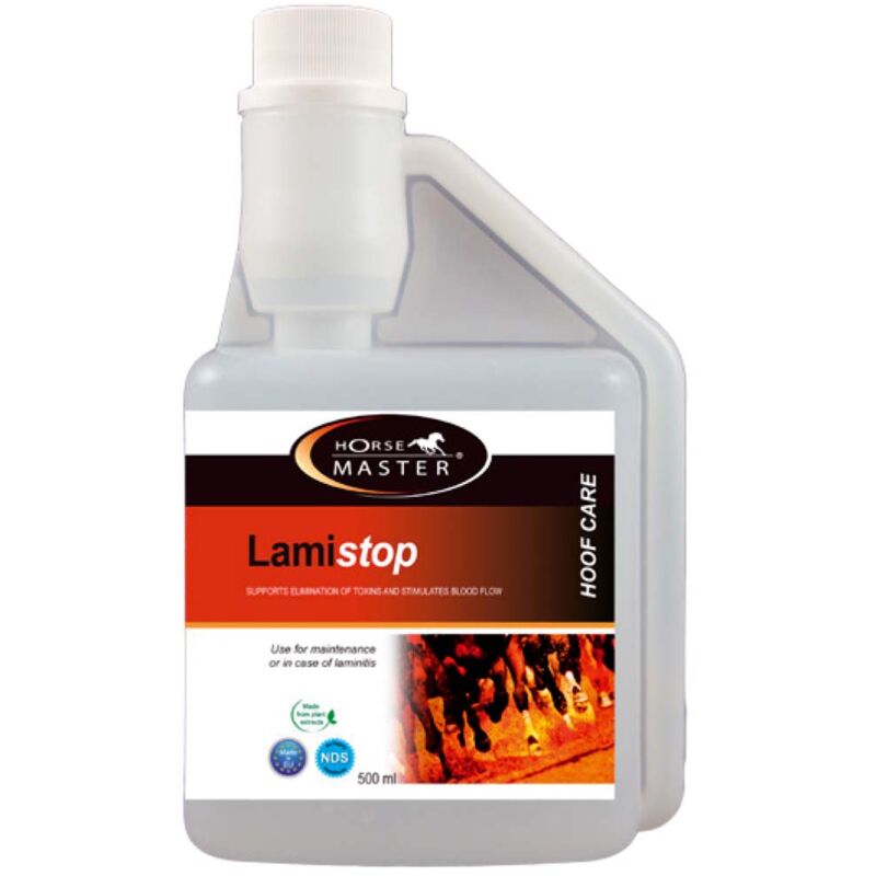 foto del prodotto farnam lami stop mangime complementare indicato per rafforzare le condizioni fisiologiche dei cavalli con problemi di laminite 500 ml