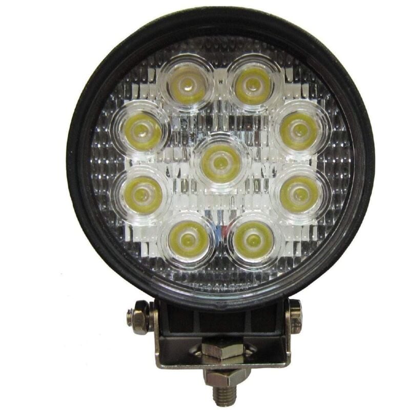 foto del prodotto faro 27w rotondo faretto led da lavoro 9 led da 3w di profondit auto barca tempo di saldi