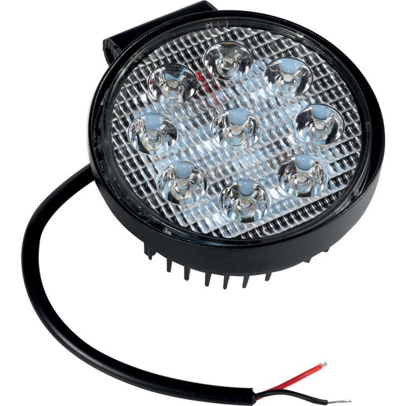 foto del prodotto faro ausiliario 9 led rotondo