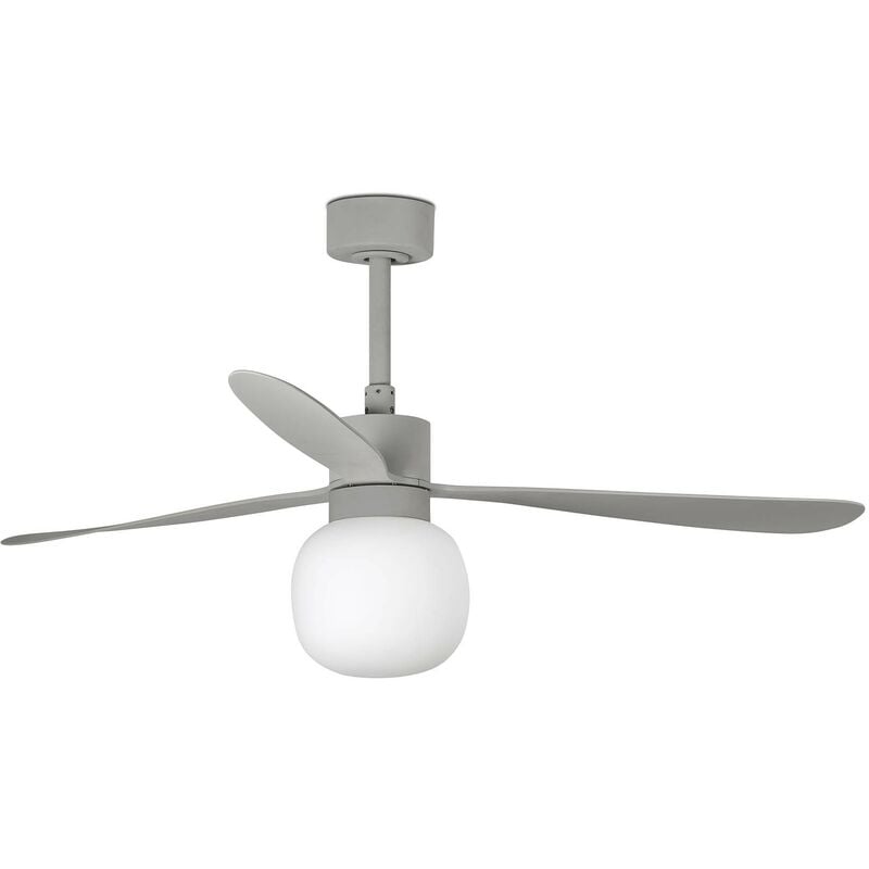 foto del prodotto faro barcelona amelia ball led, ventilatore con luce