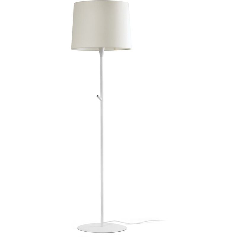 foto del prodotto faro barcelona conga lampada da pavimento beige bianca