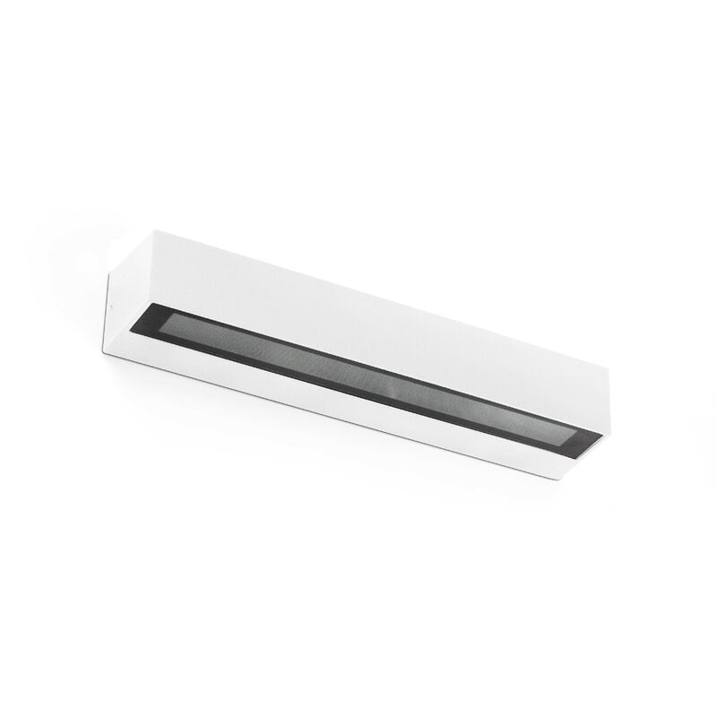 foto del prodotto faro barcelona doro 20 led, lampada a muro per esterni