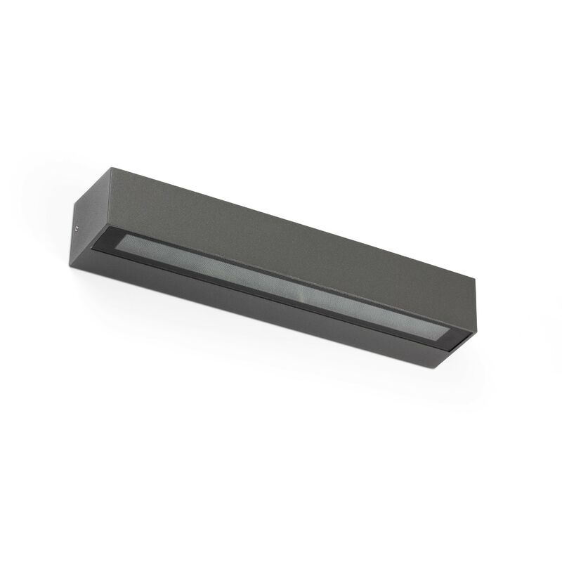 foto del prodotto faro barcelona doro 20 led, lampada a muro per esterni