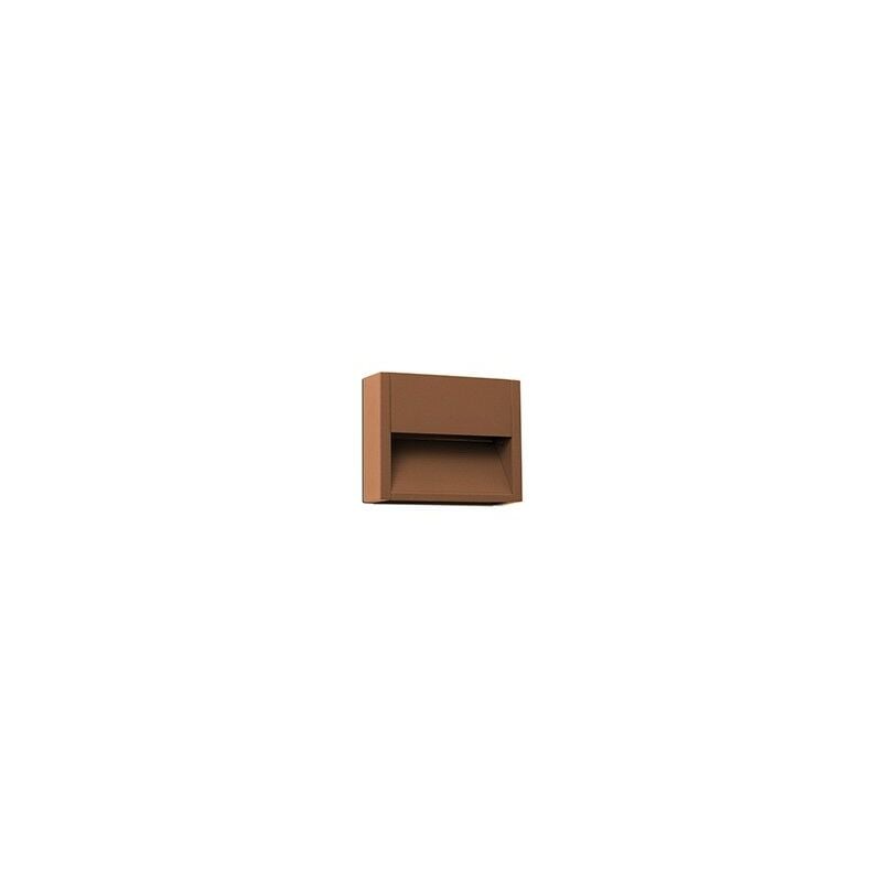 foto del prodotto faro barcelona faro grada 1 applique led da esterno a plafone ruggine 3w 3000k ip54